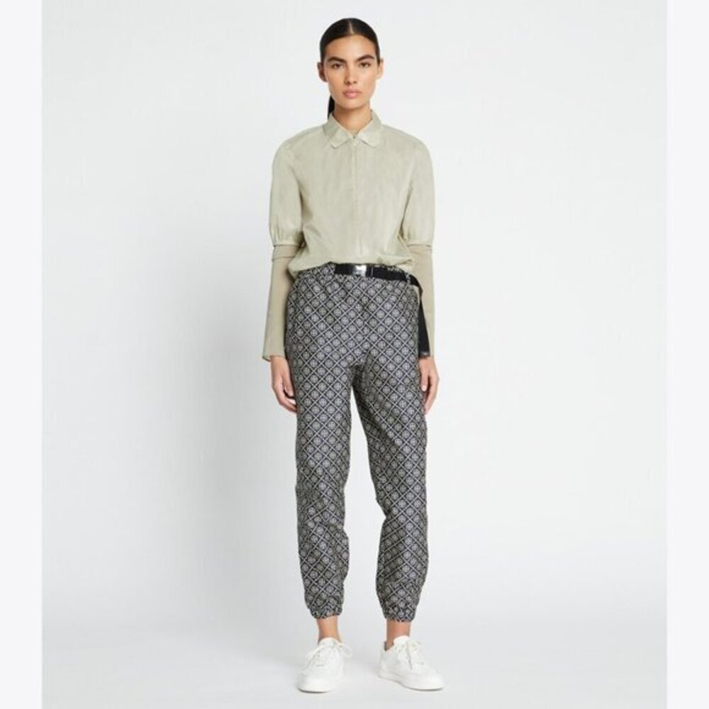 Tory Burch Women T MONOGRAM TECH JACQUARD JOGGER size S